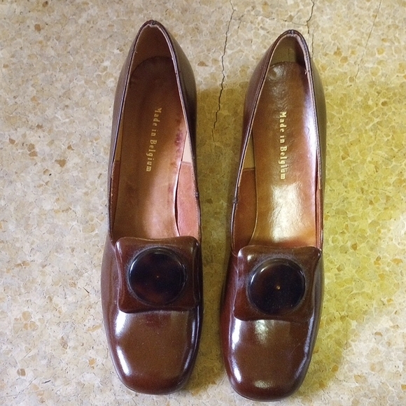Shoes - Elegant Brown Women's Heels